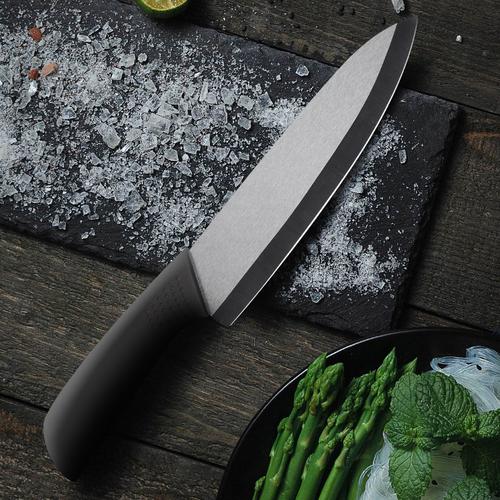 陶瓷刀7寸厨师切肉切片刀具出口日本三文鱼刀黑刃陶瓷刀包邮推荐